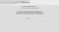 Desktop Screenshot of mast-optikvertrieb.de